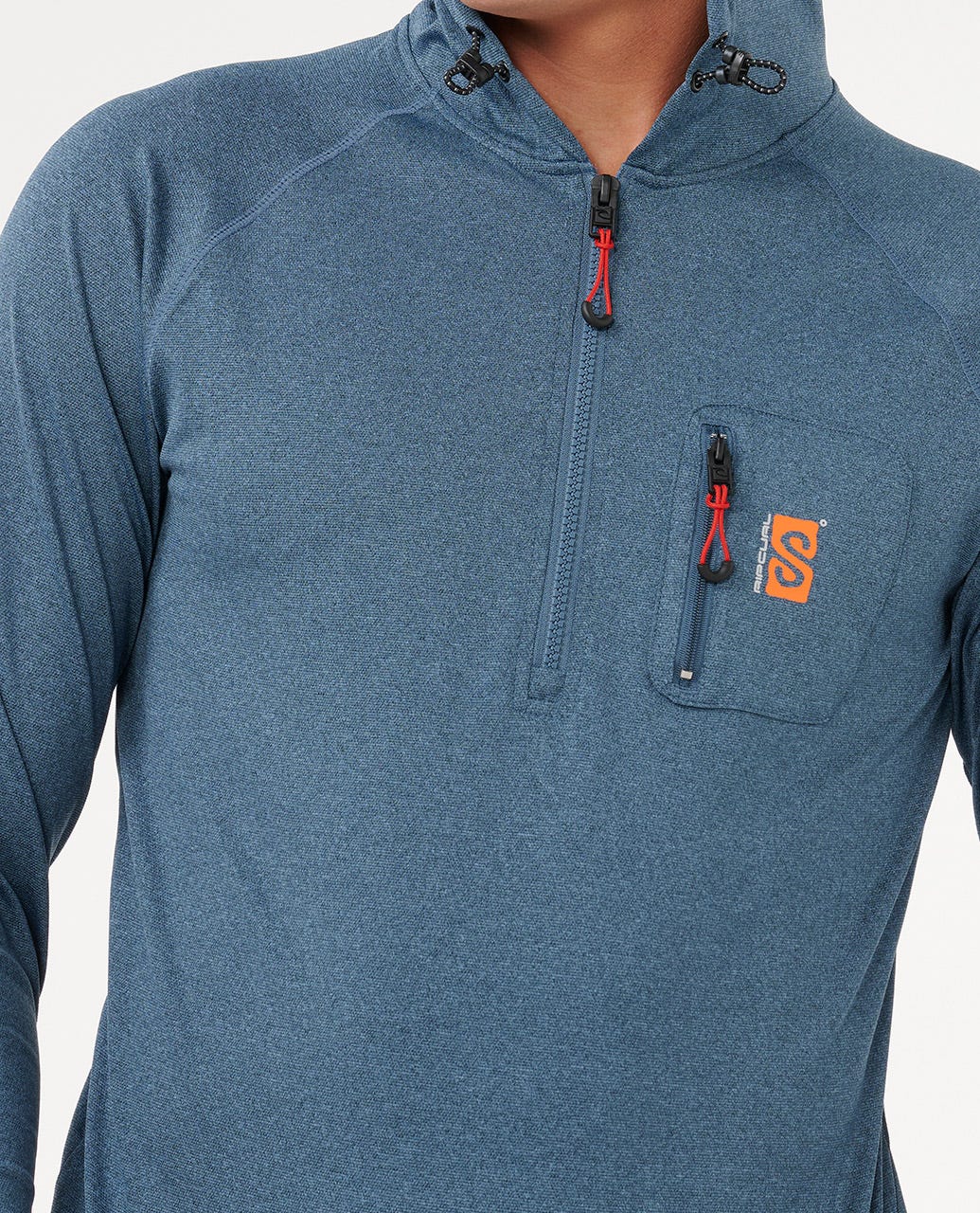 Rip Curl Men Search UPF50 Hood Rash Guard