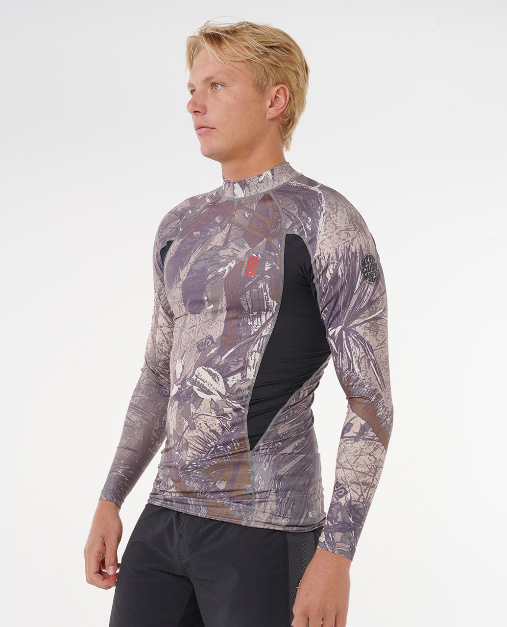Rip Curl Men Search UPF50 Performance Long Sleeve Rash Guard