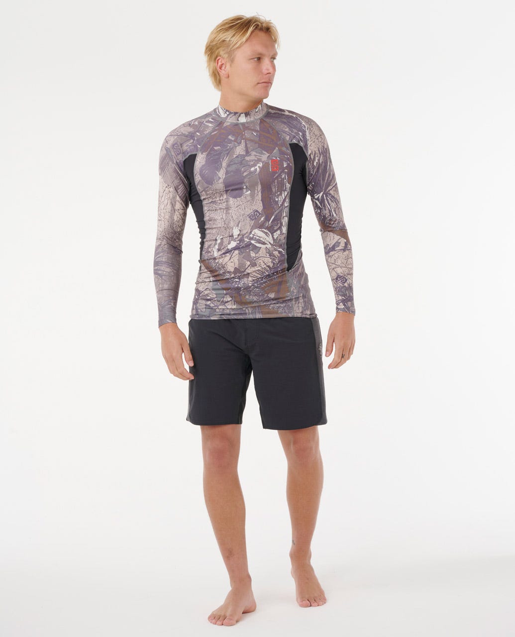 Rip Curl Men Search UPF50 Performance Long Sleeve Rash Guard