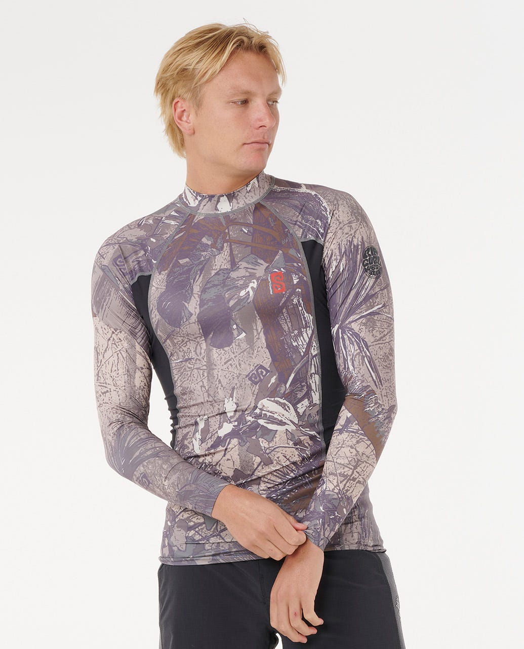 Rip Curl Men Search UPF50 Performance Long Sleeve Rash Guard