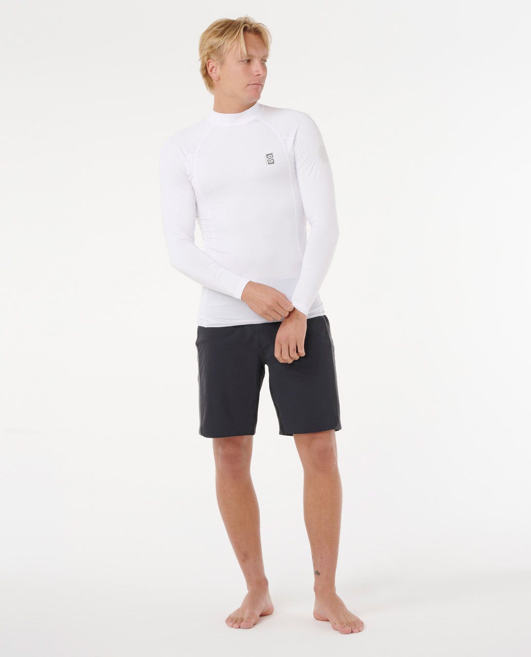 Rip Curl Men Search UPF50 Performance Long Sleeve Rash Guard