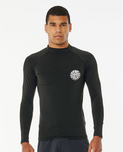 Rip Curl Men Icons UPF50+ Brushed Long Sleeve Rash Vest