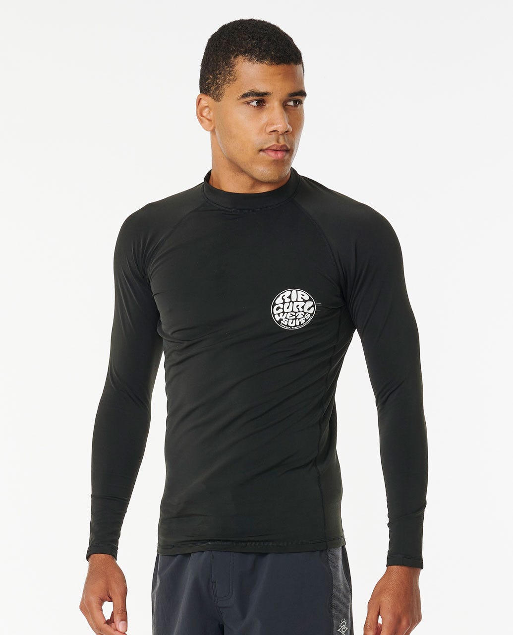 Rip Curl Men Icons UPF50+ Brushed Long Sleeve Rash Vest