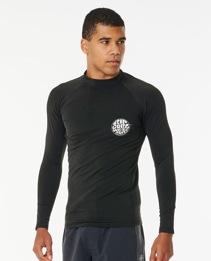 Rip Curl Men Icons UPF50+ Brushed Long Sleeve Rash Vest
