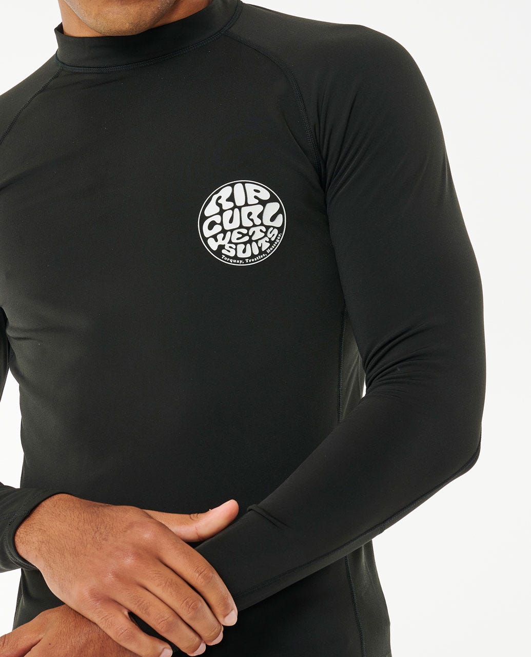 Rip Curl Men Icons UPF50+ Brushed Long Sleeve Rash Vest