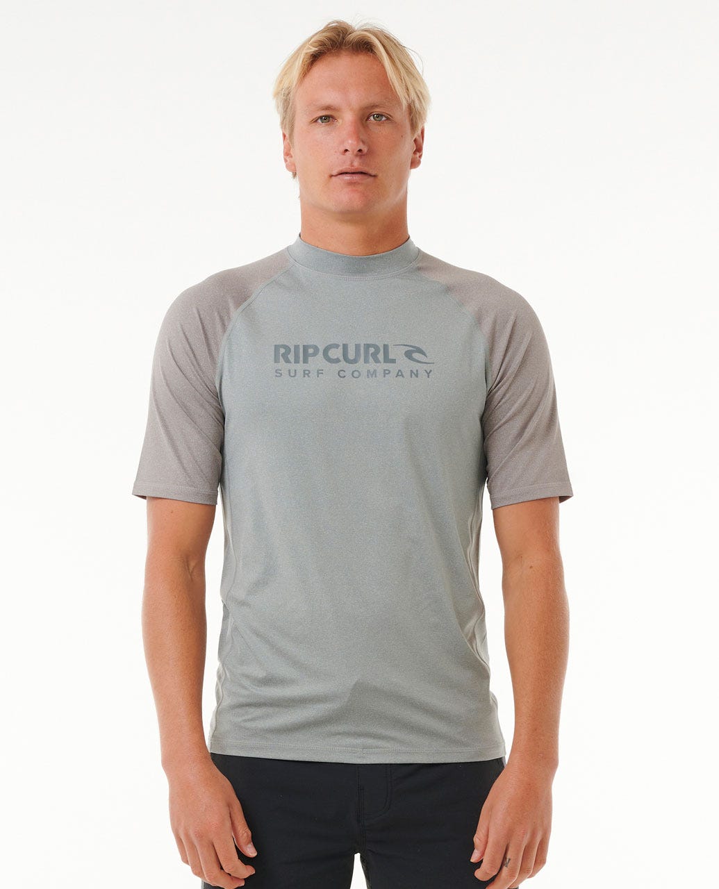 Rip Curl Men Shock UV Short Sleeve Rash Vest