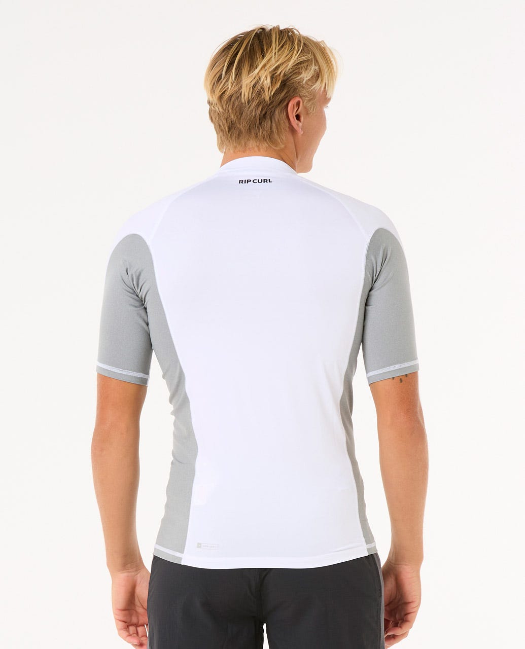 Rip Curl Men Waves UV Short Sleeve Rash Guard