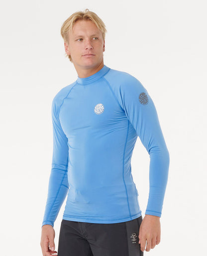Rip Curl Men Icons UPF50+ Brushed Long Sleeve Rash Vest