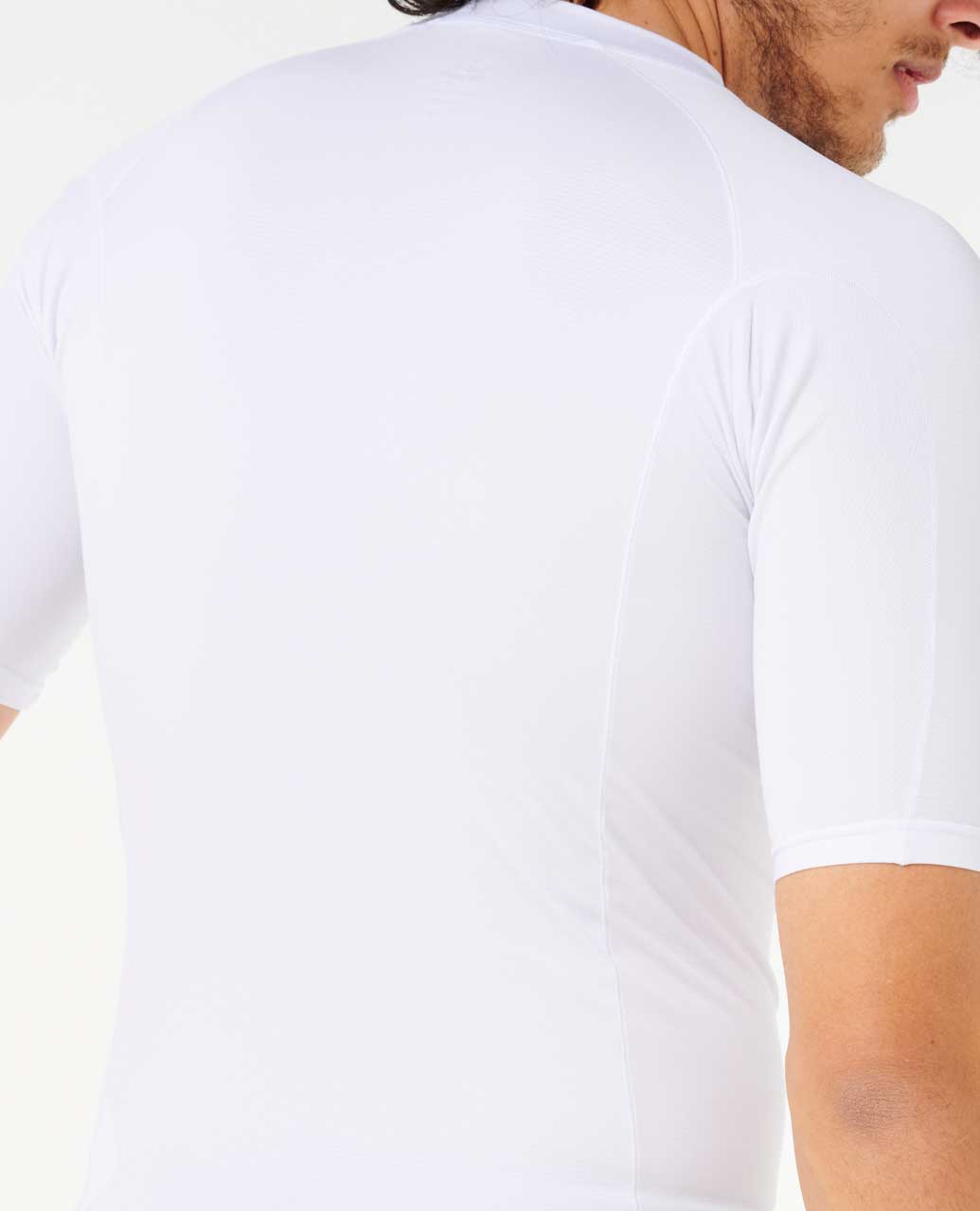 Rip Curl Men Search UPF Performance Short Sleeve Rash Guard