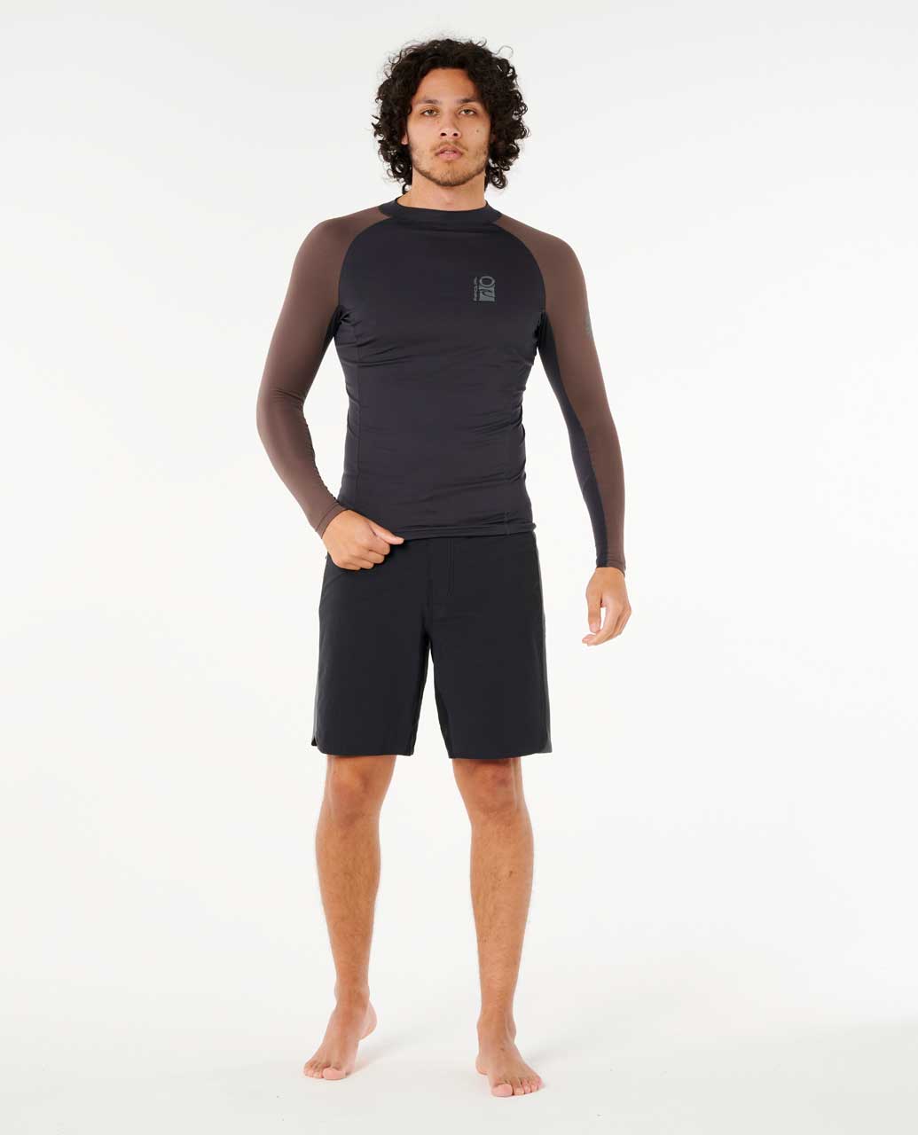Rip Curl Men Search UPF Performance Long Sleeve Rash Guard