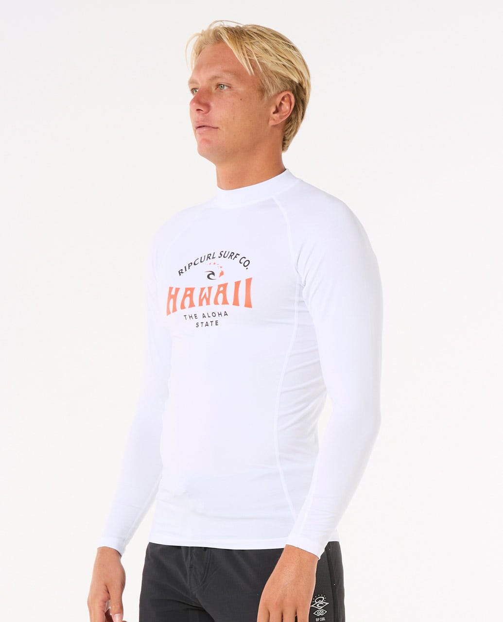 Rip Curl Men Hawaii UPF Performance Long Sleeve Rash Guard