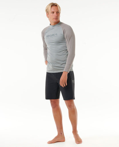 Rip Curl Men Shock UV Long Sleeve Rash Guard