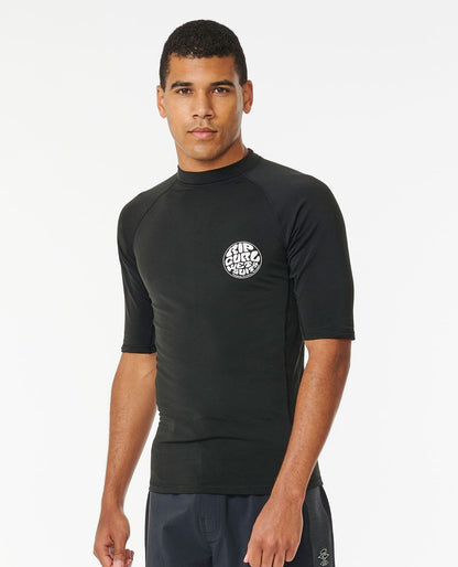 Rip Curl Men Icons UPF50+ Brushed Short Sleeve Rash Vest