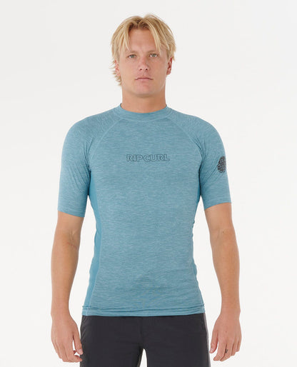 Rip Curl Men Dawn Patrol UV Short Sleeve Rash Guard