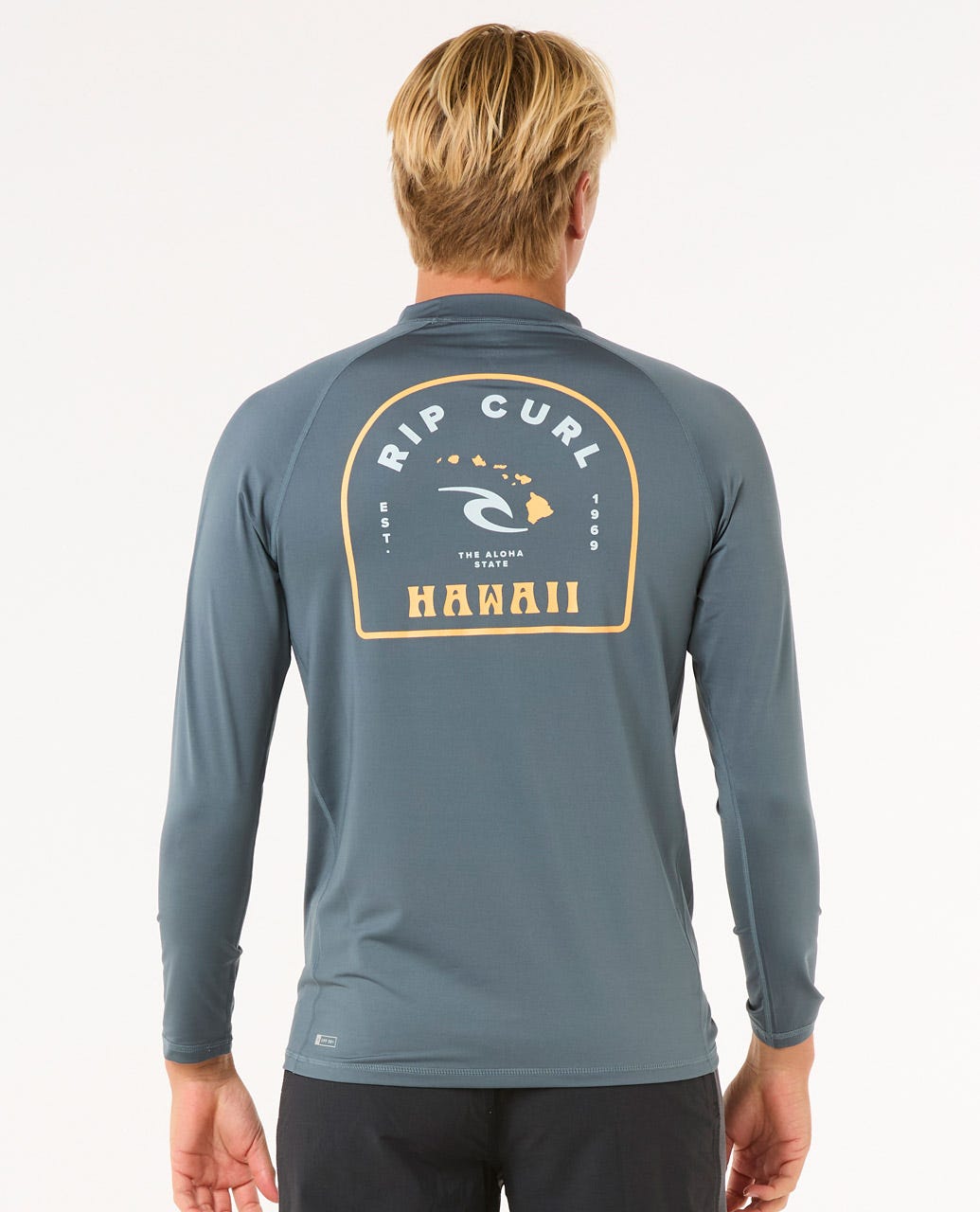 Rip Curl Men Island Vibe UPF Long Sleeve Rash Guard