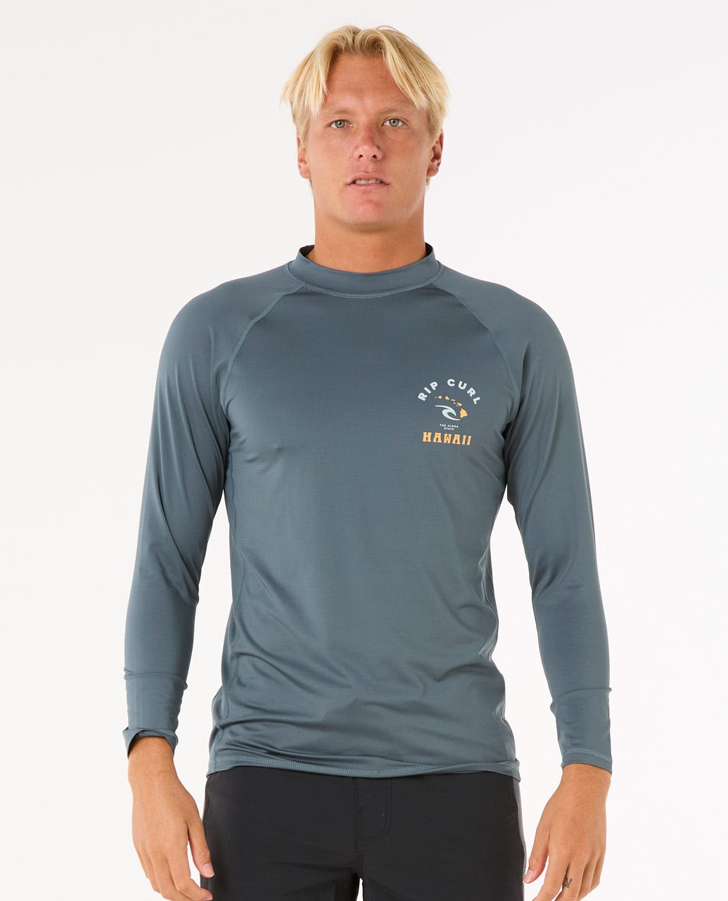 Rip Curl Men Island Vibe UPF Long Sleeve Rash Guard