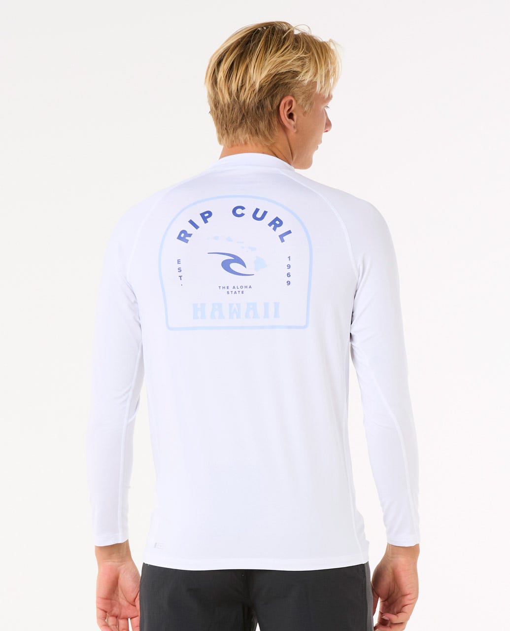 Rip Curl Men Island Vibe UPF Long Sleeve Rash Guard