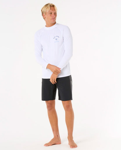 Rip Curl Men Island Vibe UPF Long Sleeve Rash Guard