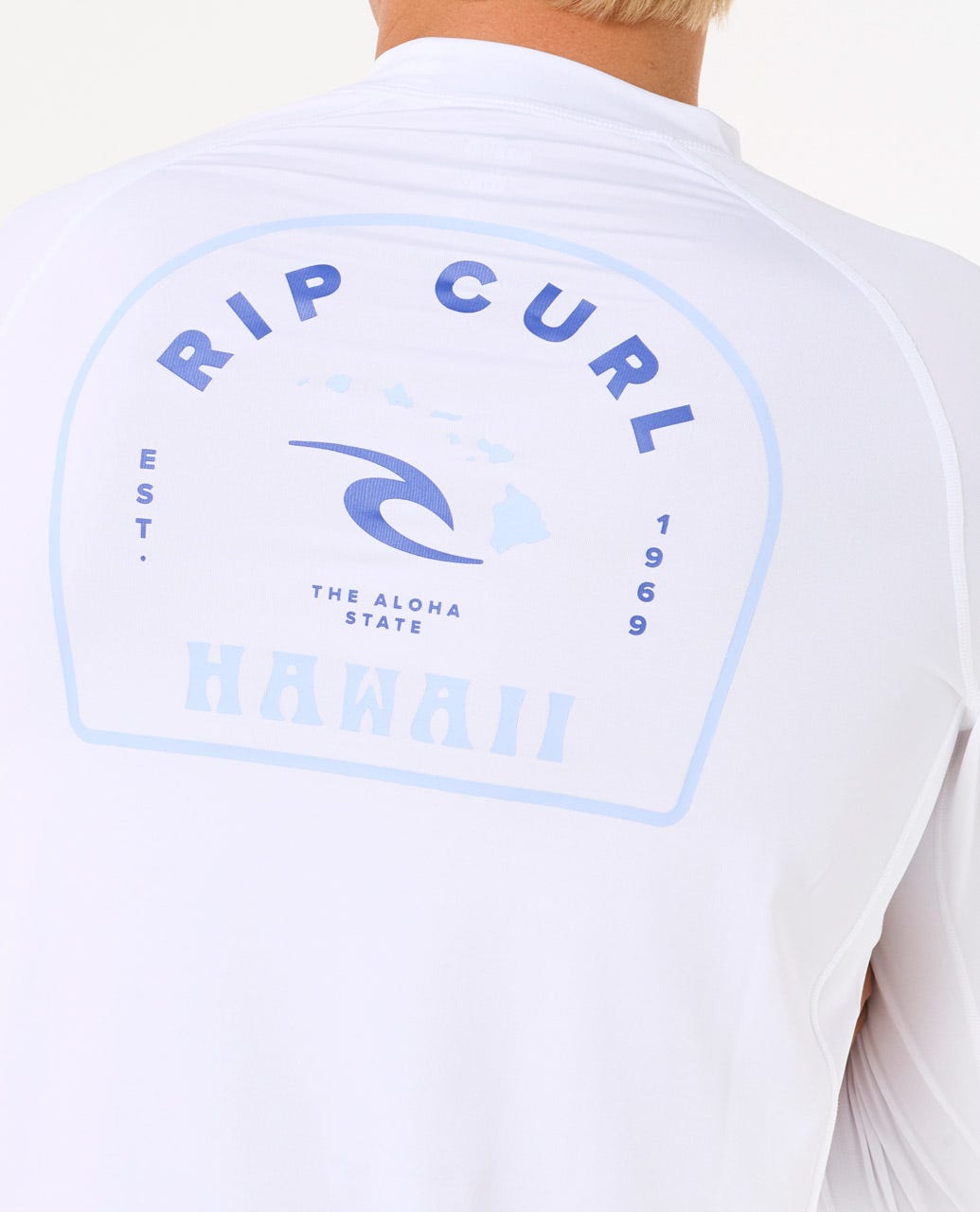 Rip Curl Men Island Vibe UPF Long Sleeve Rash Guard