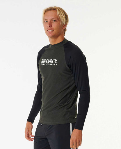 Rip Curl Men Shock UV Long Sleeve Rash Guard