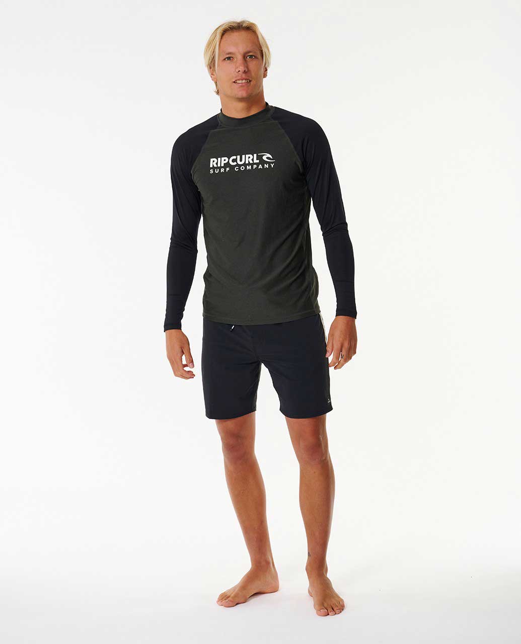 Rip Curl Men Shock UV Long Sleeve Rash Guard