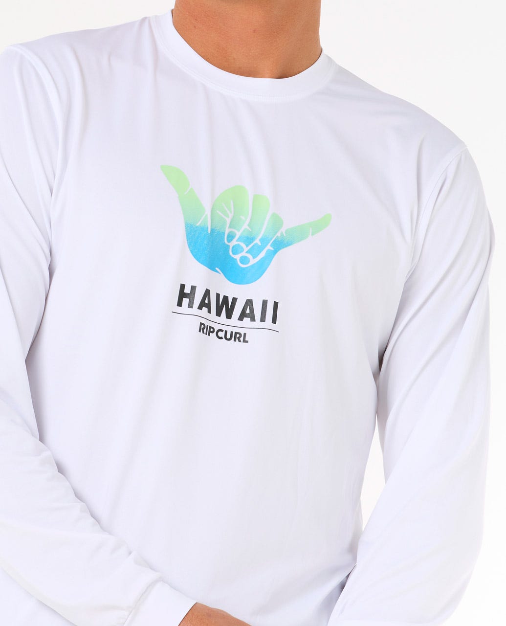 Rip Curl Men Shaka UPF50+ Long Sleeve Rash Guard