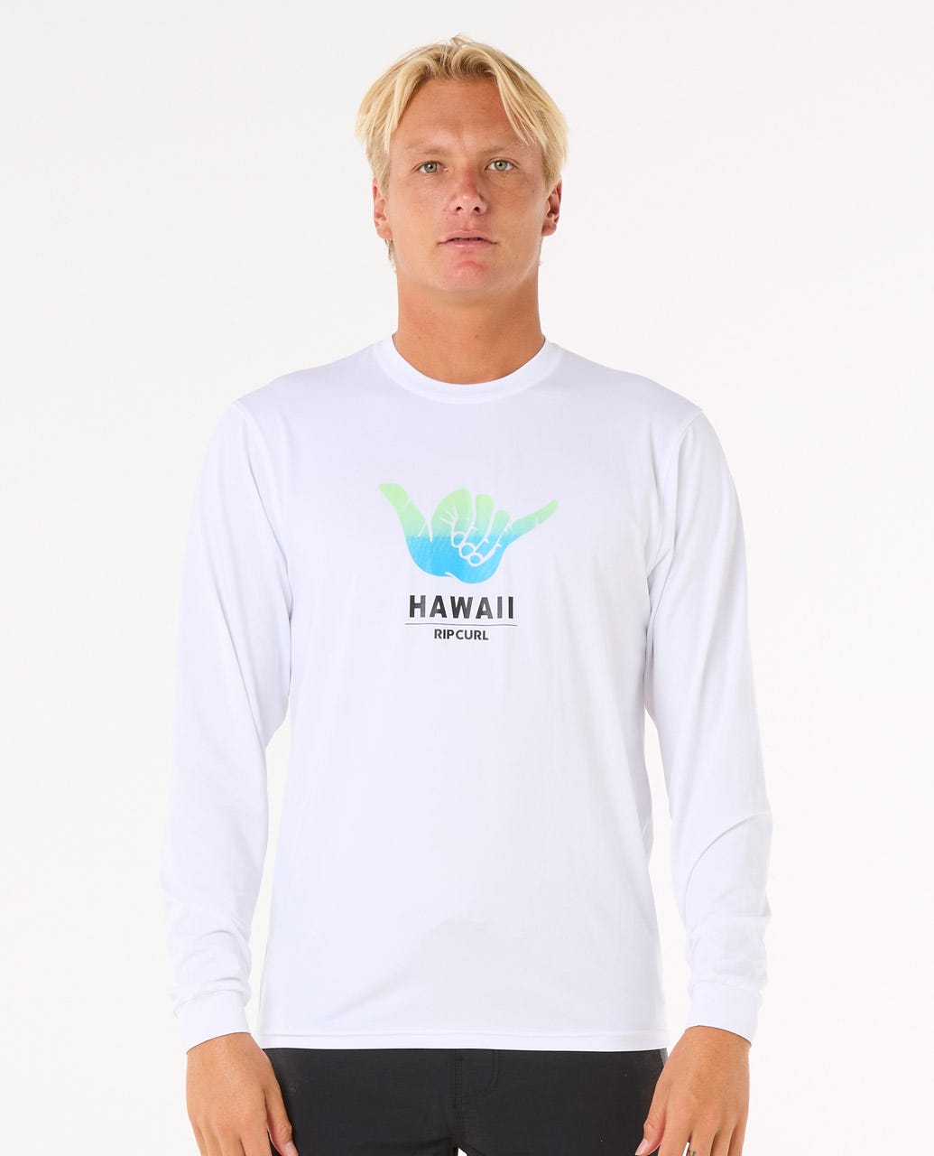 Rip Curl Men Shaka UPF50+ Long Sleeve Rash Guard