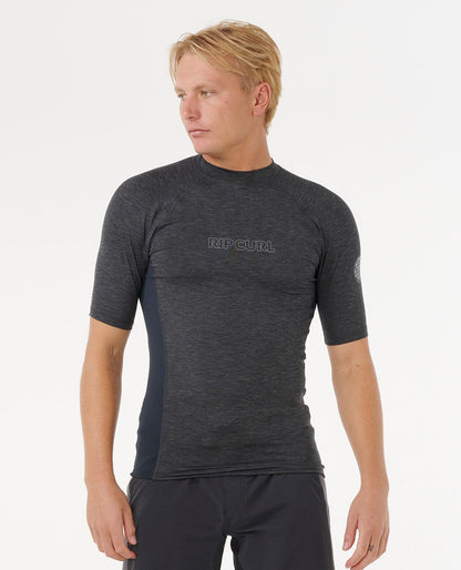 Rip Curl Men Dawn Patrol UV Short Sleeve Rash Guard