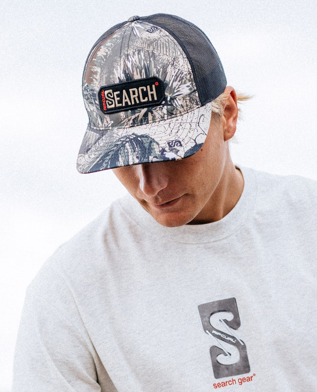 Rip Curl Men Search Camo Trucker Cap