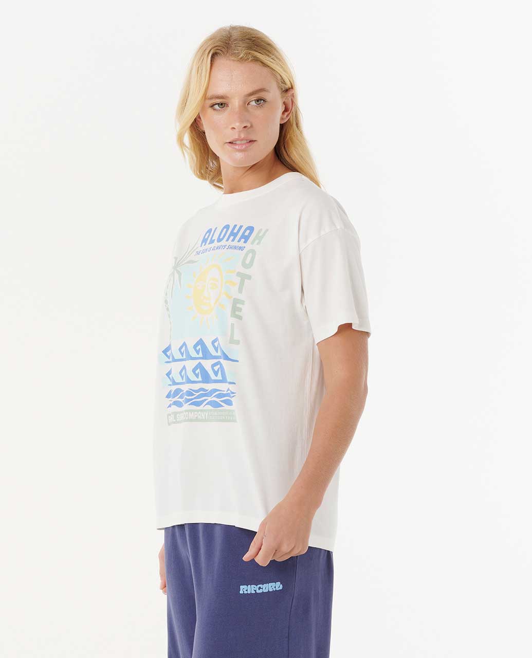 Rip Curl Women Aloha Hotel Relaxed Tee