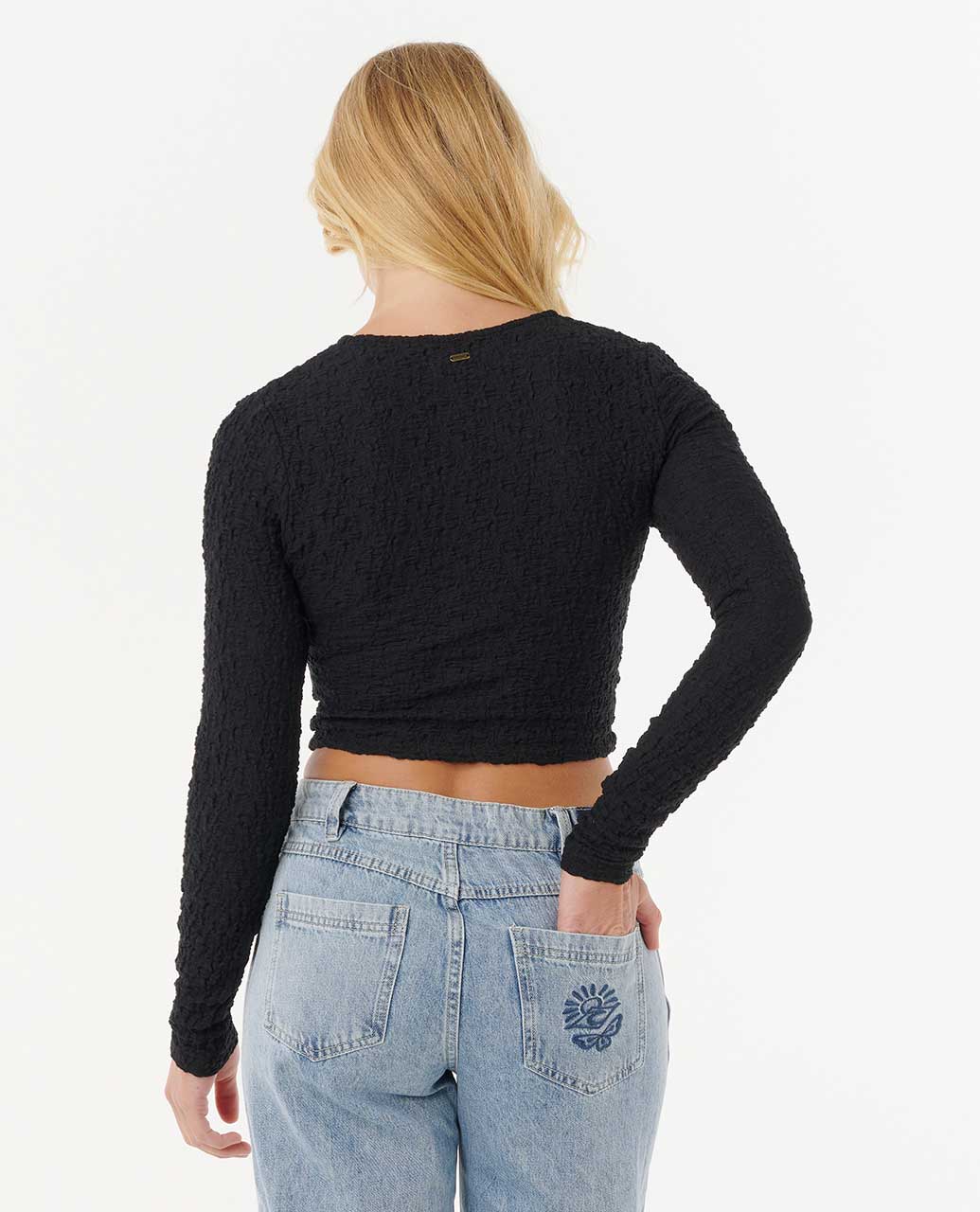 Rip Curl Women Sunset Luau Texture Long Sleeve Tee