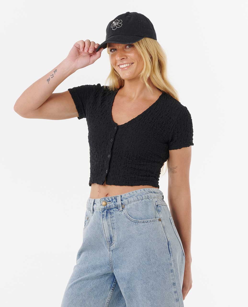 Rip Curl Women Sunset Luau Textured Tee