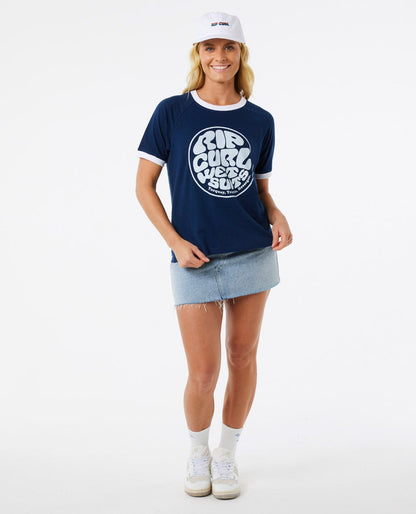 Rip Curl Women SG Wettie Ringer Tee