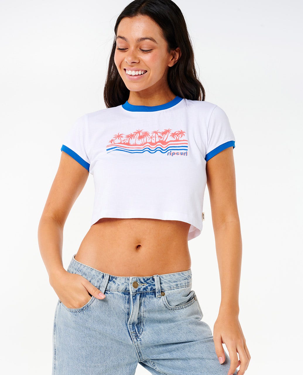 Rip Curl Women Neon Isles Baby Tee