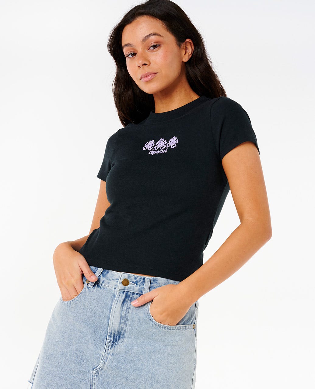 Rip Curl Women Neon Isles Fitted Tee