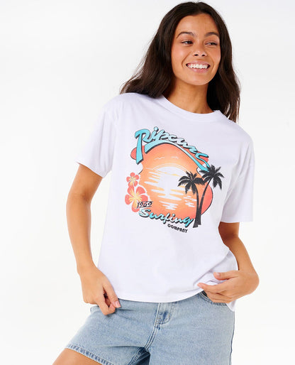 Rip Curl Women Neon Isles Relaxed Tee