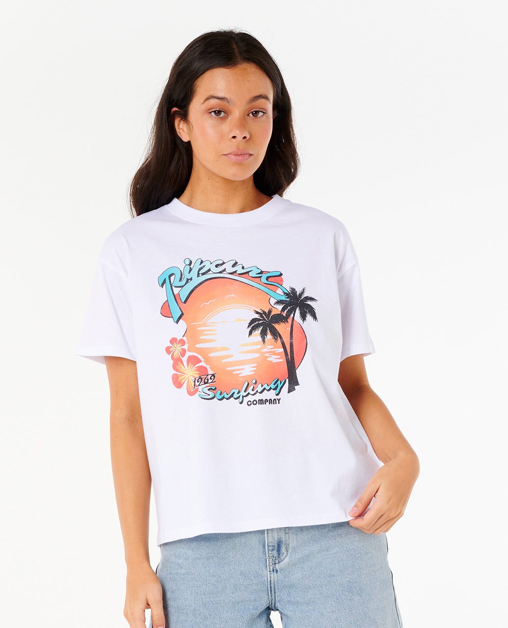 Rip Curl Women Neon Isles Relaxed Tee