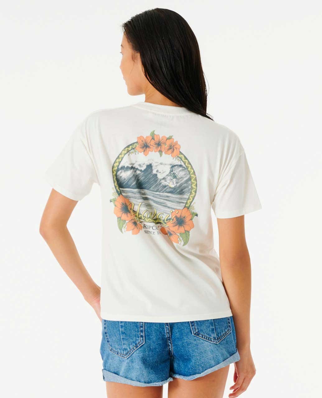 Rip Curl Women Hula Surfer Relaxed Tee
