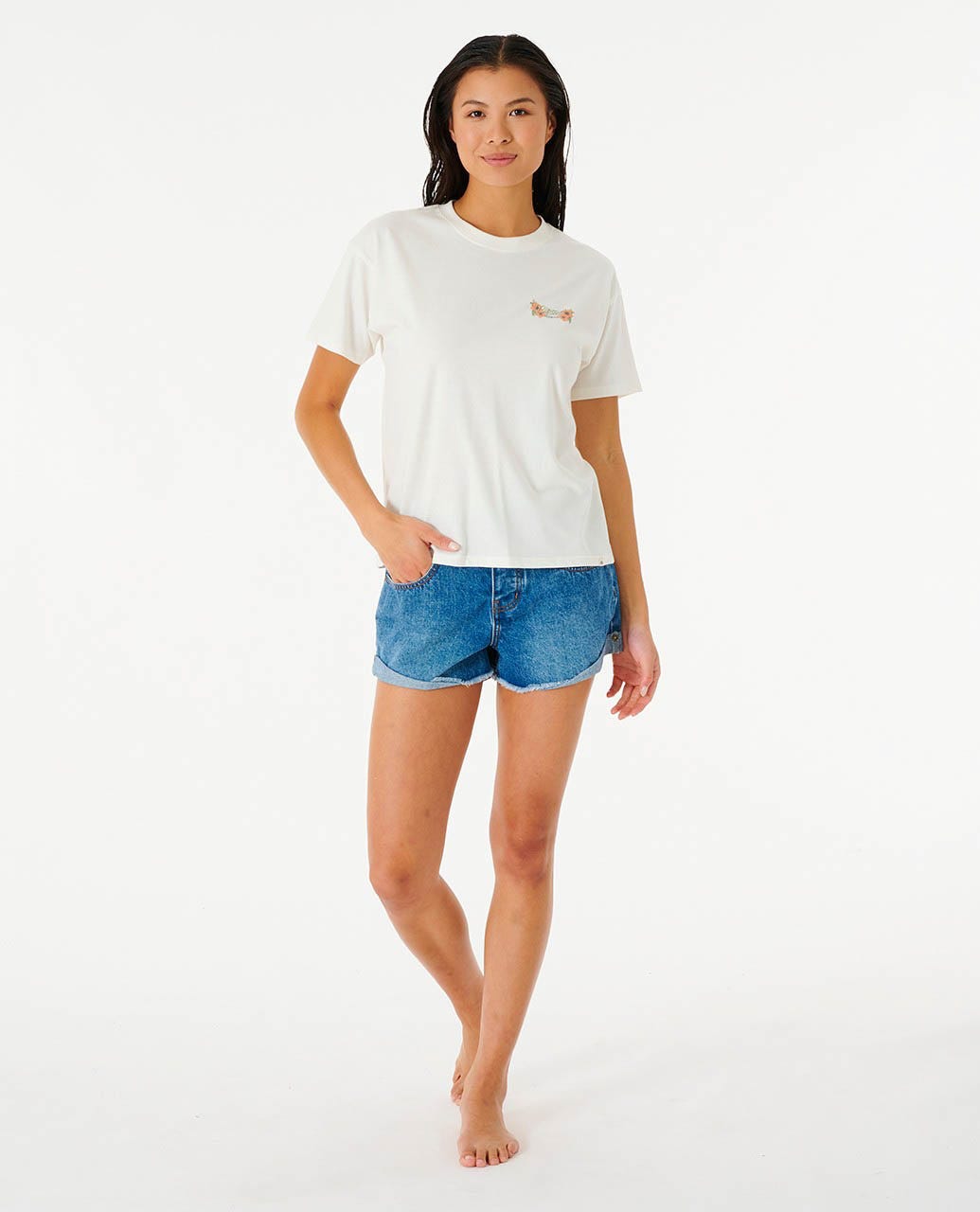Rip Curl Women Hula Surfer Relaxed Tee