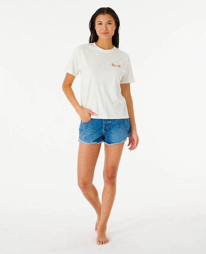 Rip Curl Women Hula Surfer Relaxed Tee