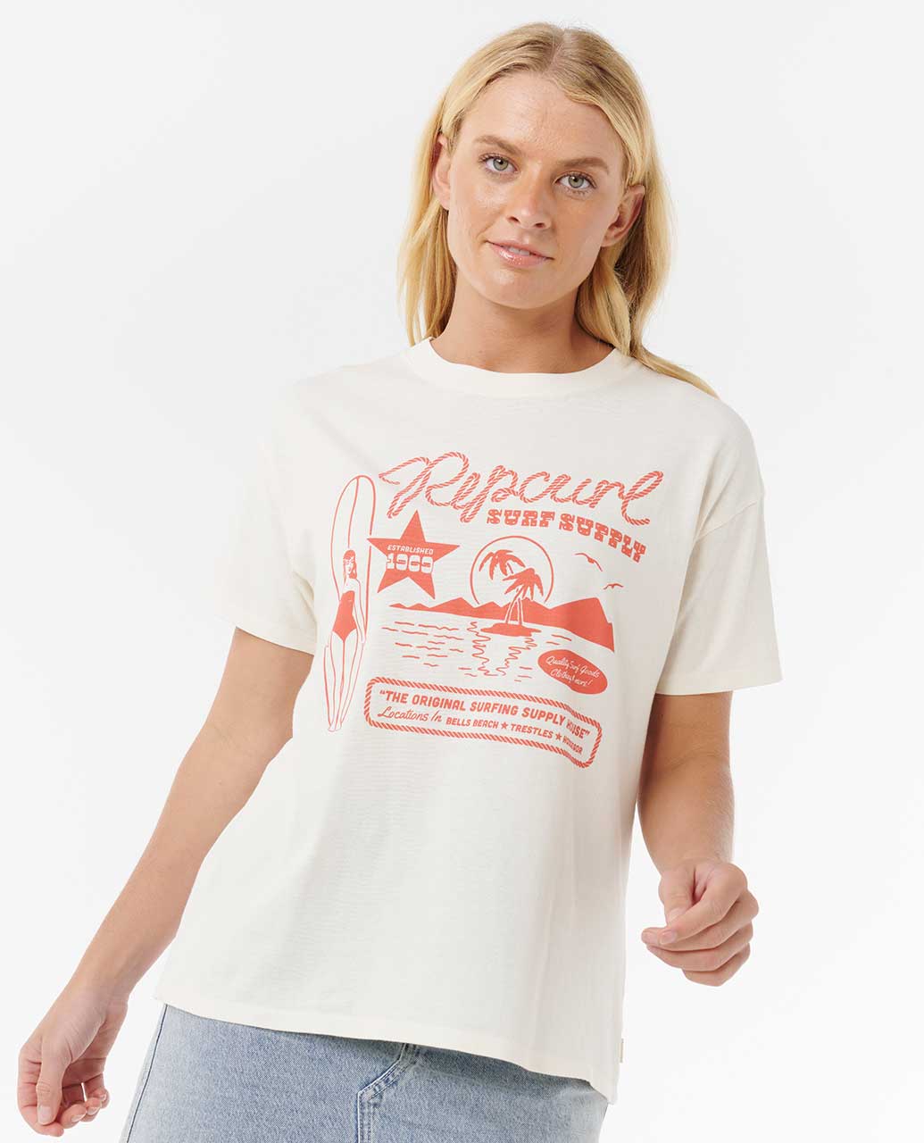 Rip Curl Women Surf Supply Relaxed Tee