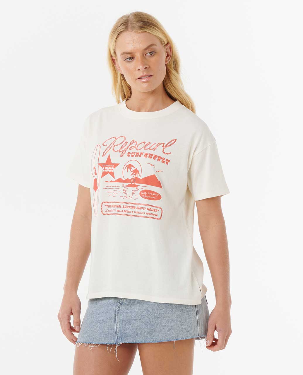 Rip Curl Women Surf Supply Relaxed Tee