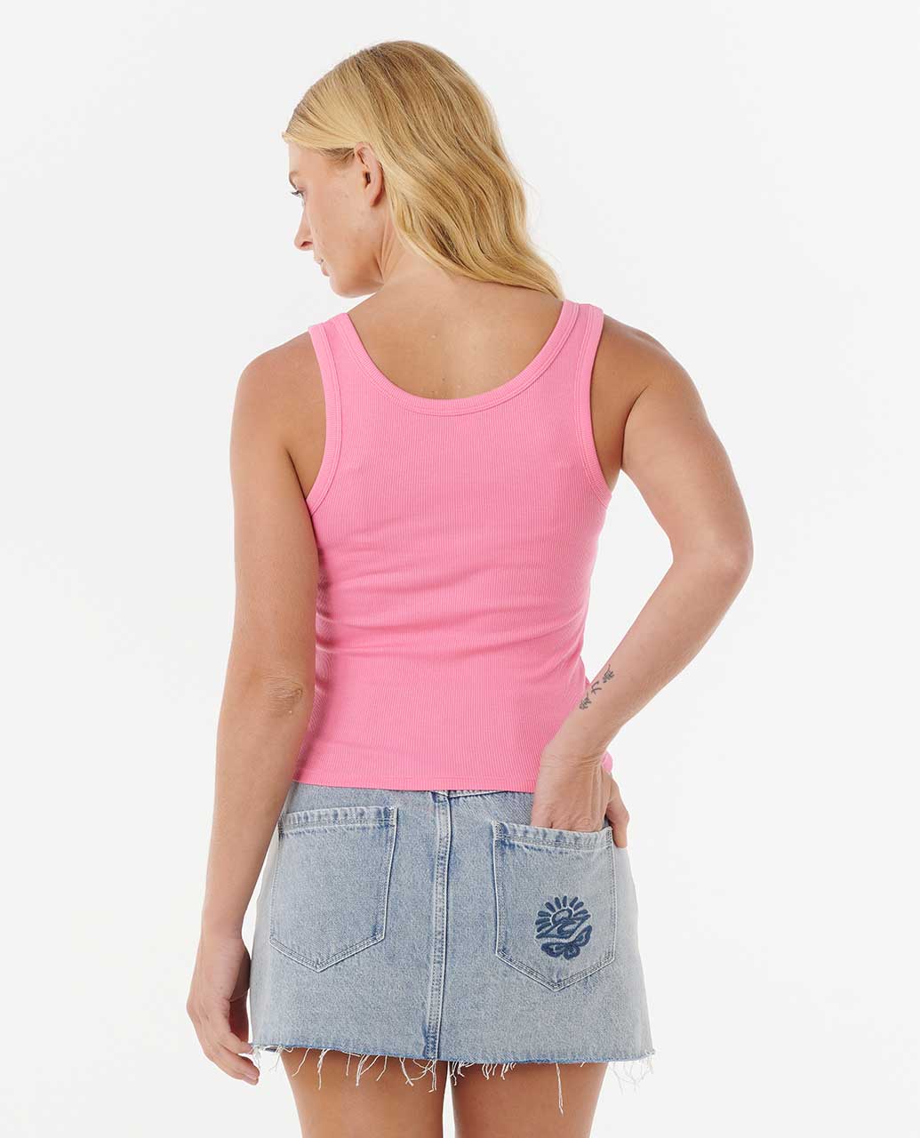 Rip Curl Women Waikiki Standard Ribbed Tank