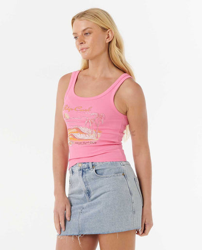 Rip Curl Women Waikiki Standard Ribbed Tank