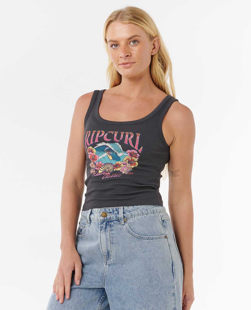 Rip Curl Women Hawaii Standard Ribbed Tank