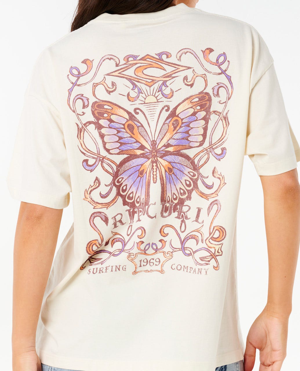 Rip Curl Women Butterfly Heritage Tee