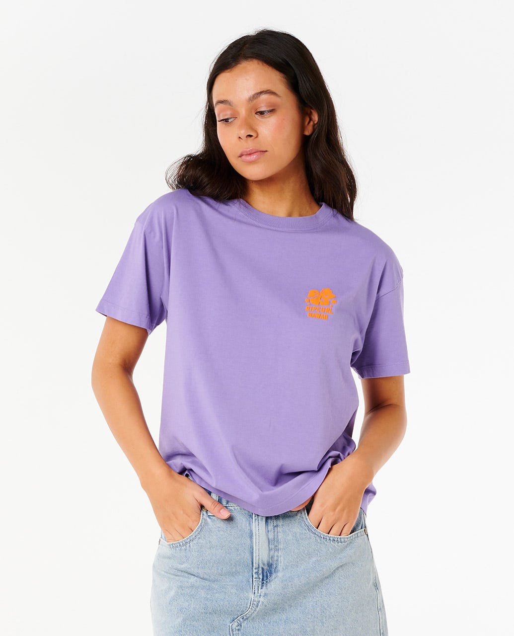 Rip Curl Women Hibiscus Relaxed Tee