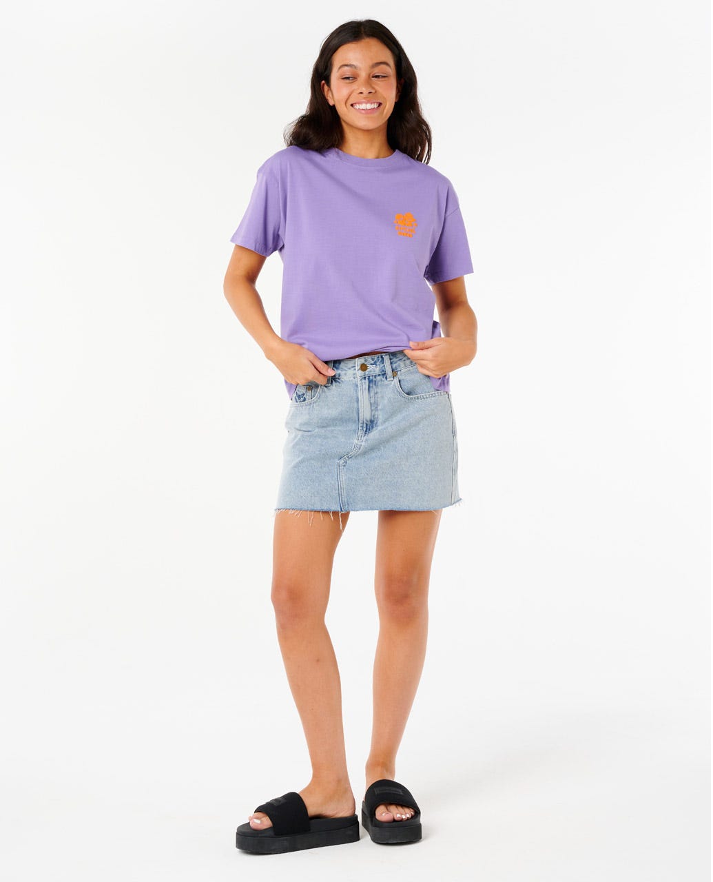 Rip Curl Women Hibiscus Relaxed Tee