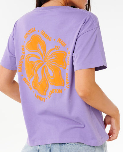 Rip Curl Women Hibiscus Relaxed Tee