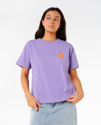 Rip Curl Women Hibiscus Relaxed Tee